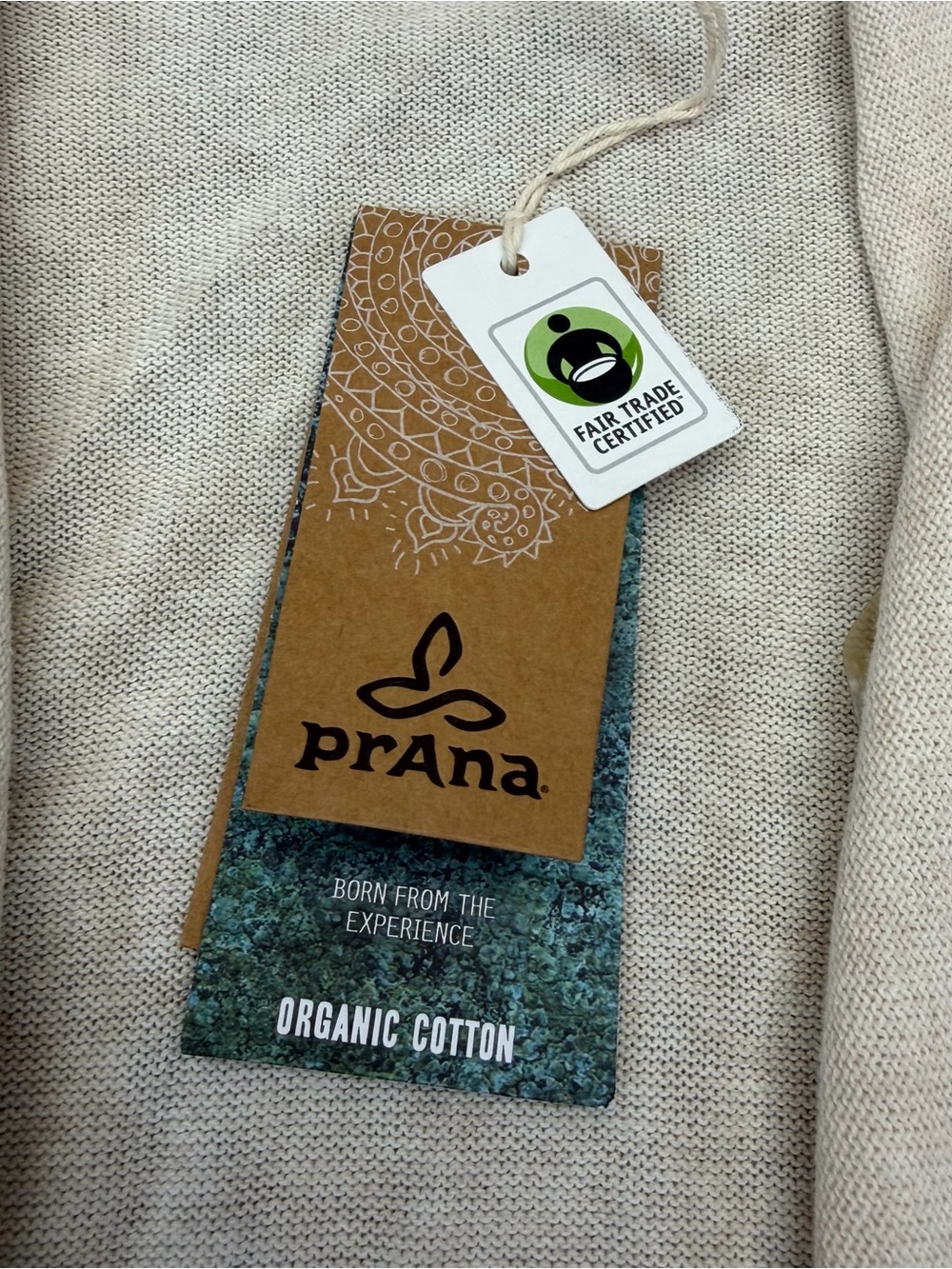 NWT prAna Georgia Wrap Organic Cotton Knit Cardigan Sweater - Picture 4 of 10